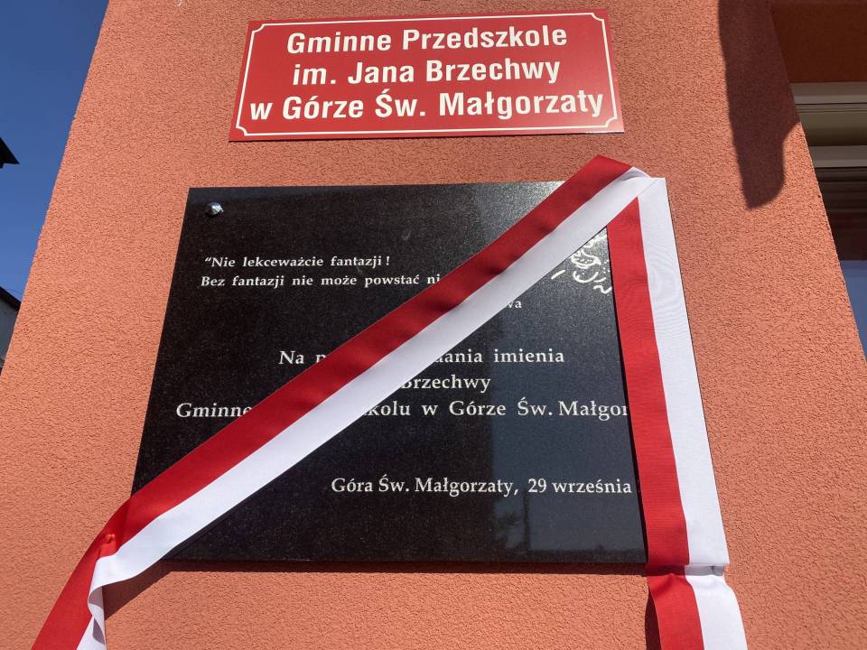 Duże święto w Górze Św. Małgorzaty. Gminne Przedszkole ma nowe sale oraz patrona