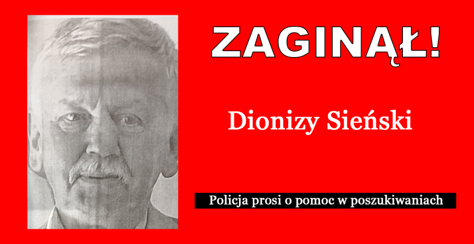 Zaginął mieszkaniec gminy Drzewica. Miał jechać do Warszawy i słuch po nim zaginął