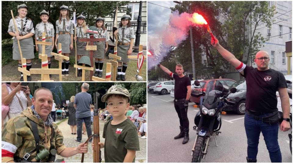 Pamięci bohaterów Powstania Warszawskiego: Centrum Bełchatowa zatrzymało się w zadumie [Foto]