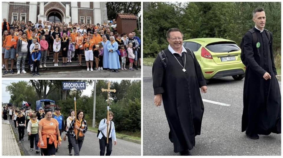 Pielgrzymka z Grocholic: Z pątnikami w trasę ruszył kard. Grzegorz Ryś, metropolita łódzki [Wideo, foto]