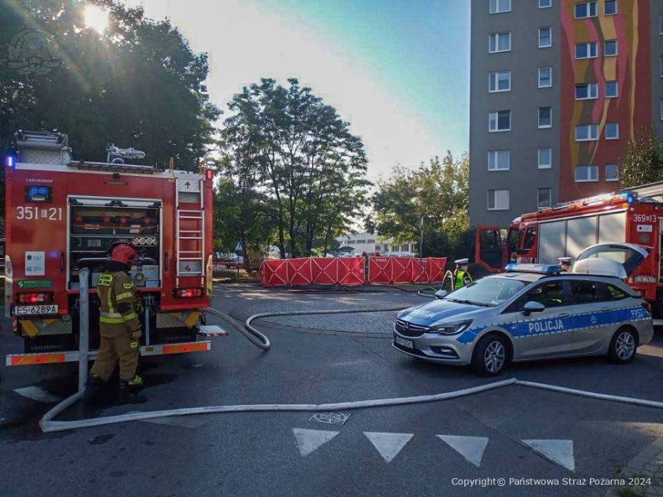 Tragiczny pożar w Skierniewicach. Nie żyje starszy mężczyzna