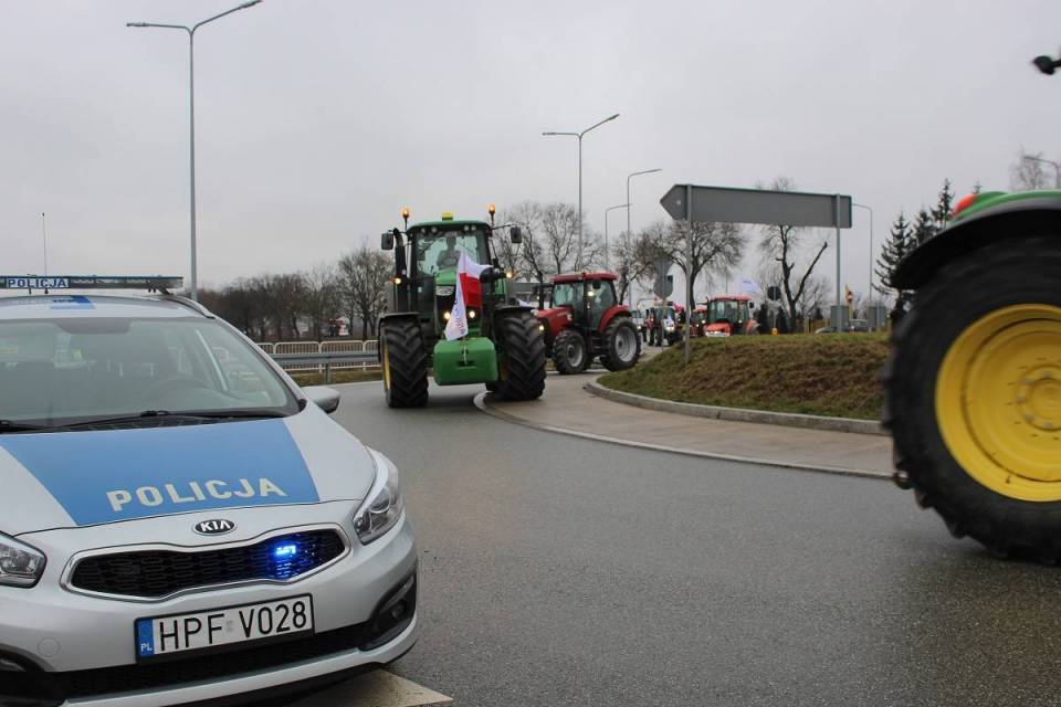 Kolejny dzień protestu rolników. Utrudnienia pojawią się w powiecie zgierskim i w Łodzi